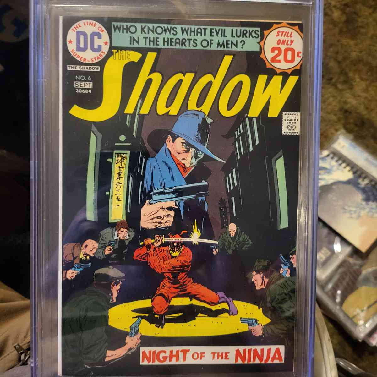 The Shadow no6 9pt6 CGC File Copy