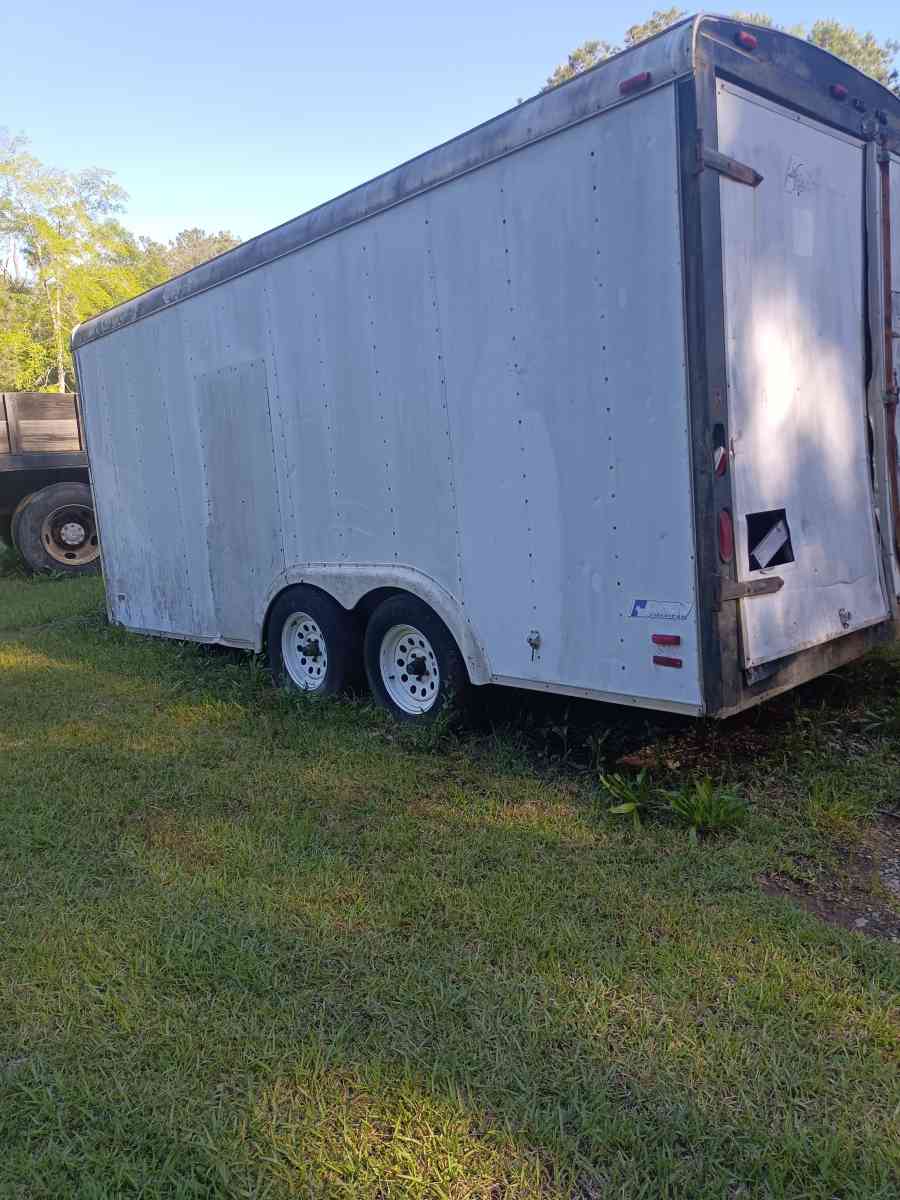 7X16 feet enclosed cargo trailer