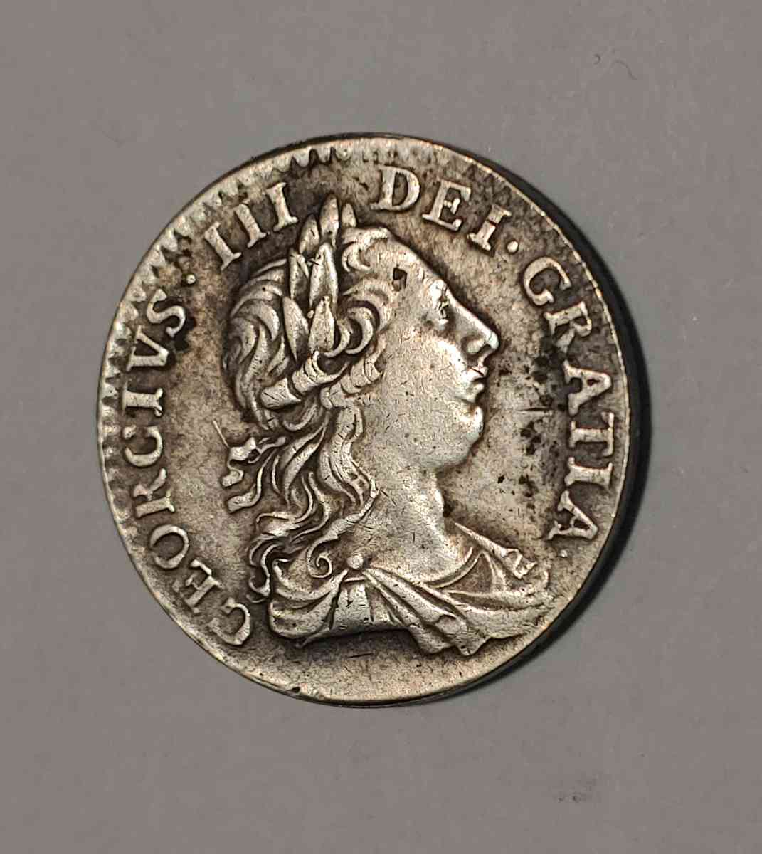 GREAT OLD NOVELTY 1763 BRITAIN SHILLING SILVER PL