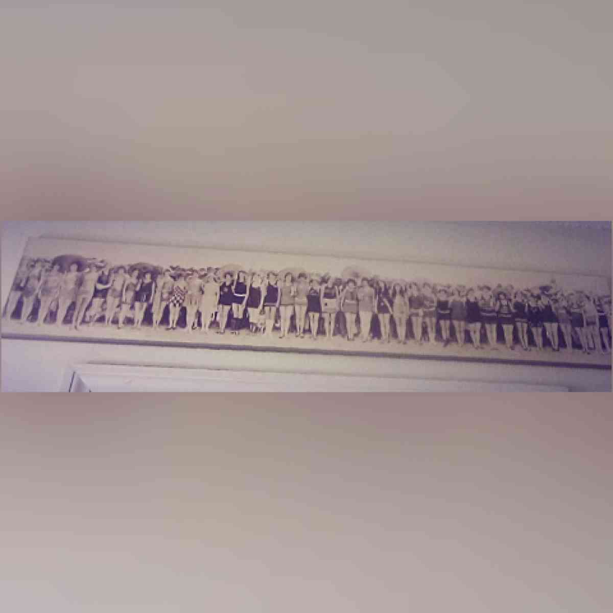 wooden long pantographic photograph from the 1920s