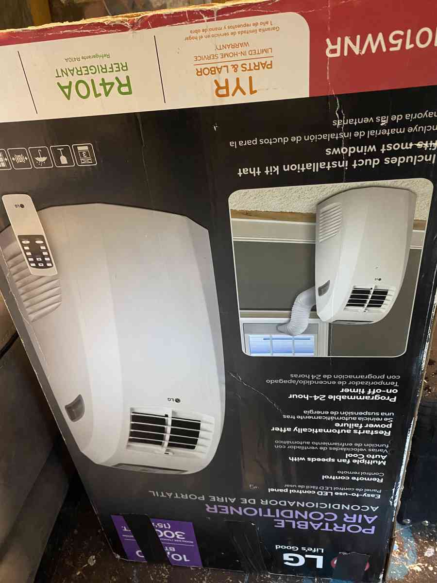 LG portable air conditioner 10000 BTU