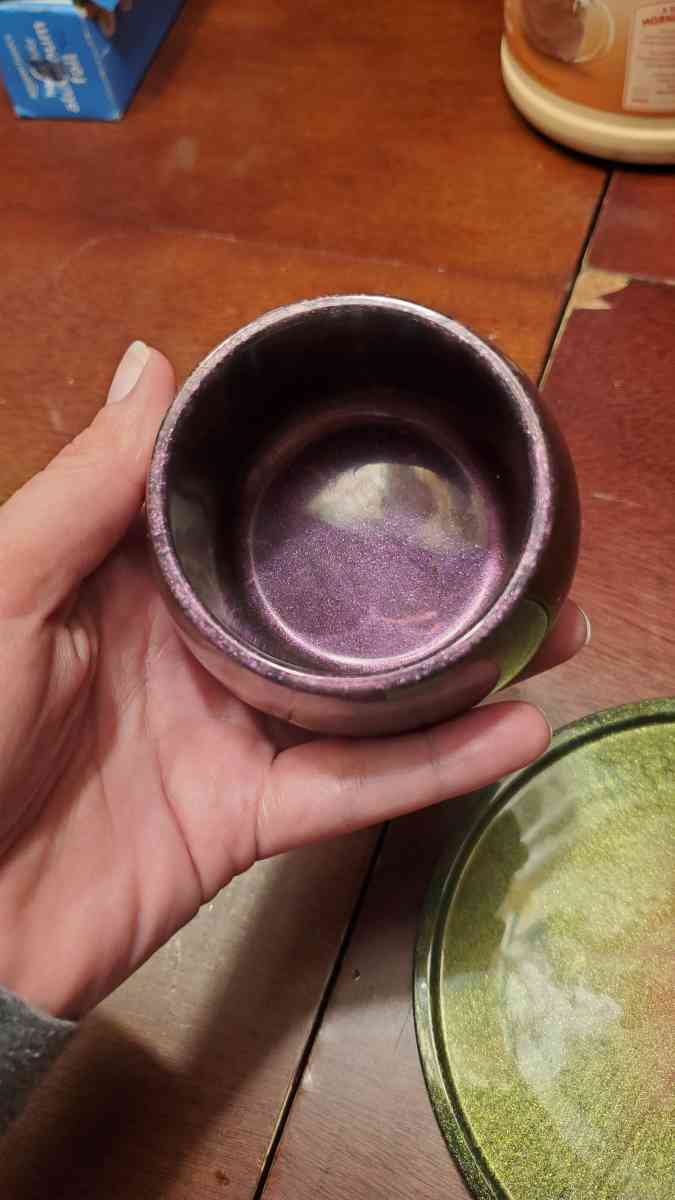 epoxy resin candle holder