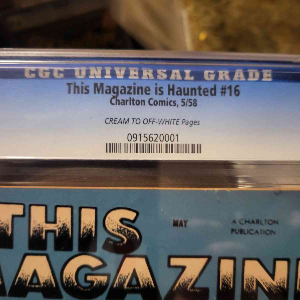 This Magazine is Haunted 16 1958  8pt0 CGC