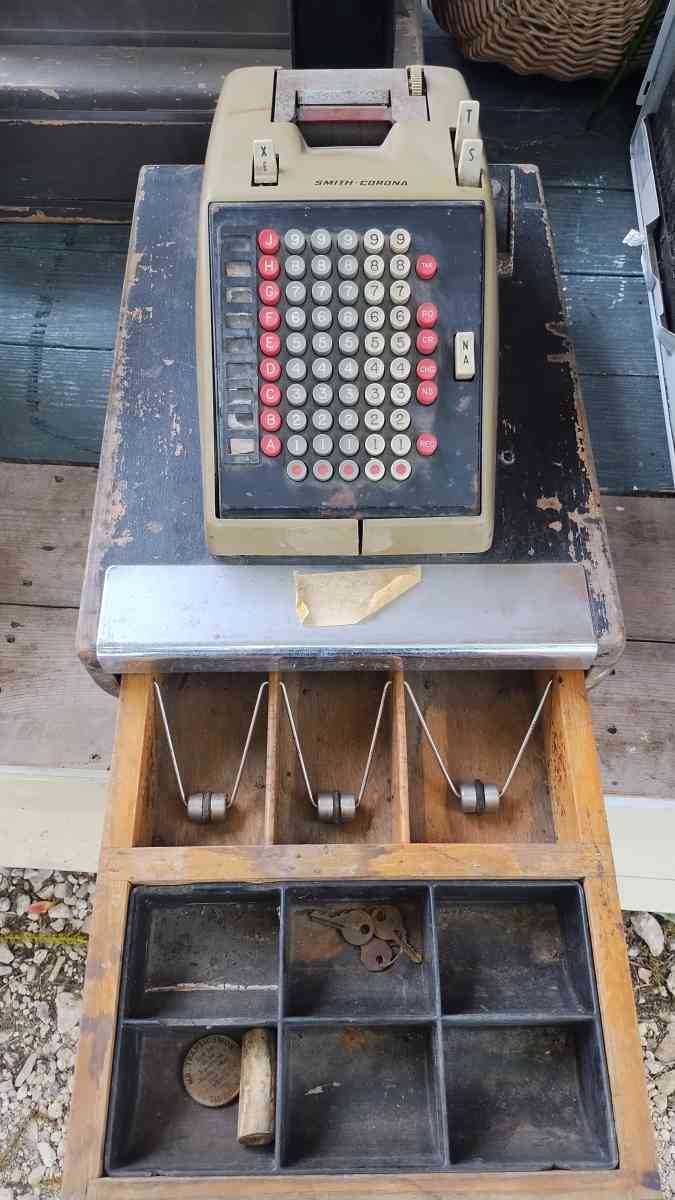 vintage Registers and Adding machine