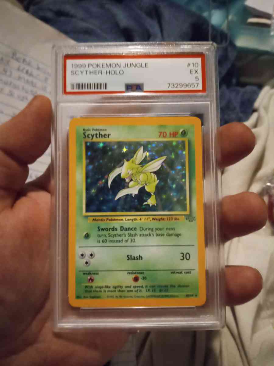 Vintage rare SCYTHERHOLO PSA SLAB