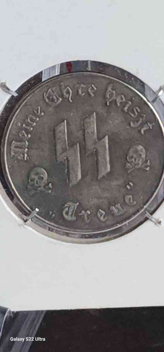 wwii 90 percent silver 50 groschen german NZI