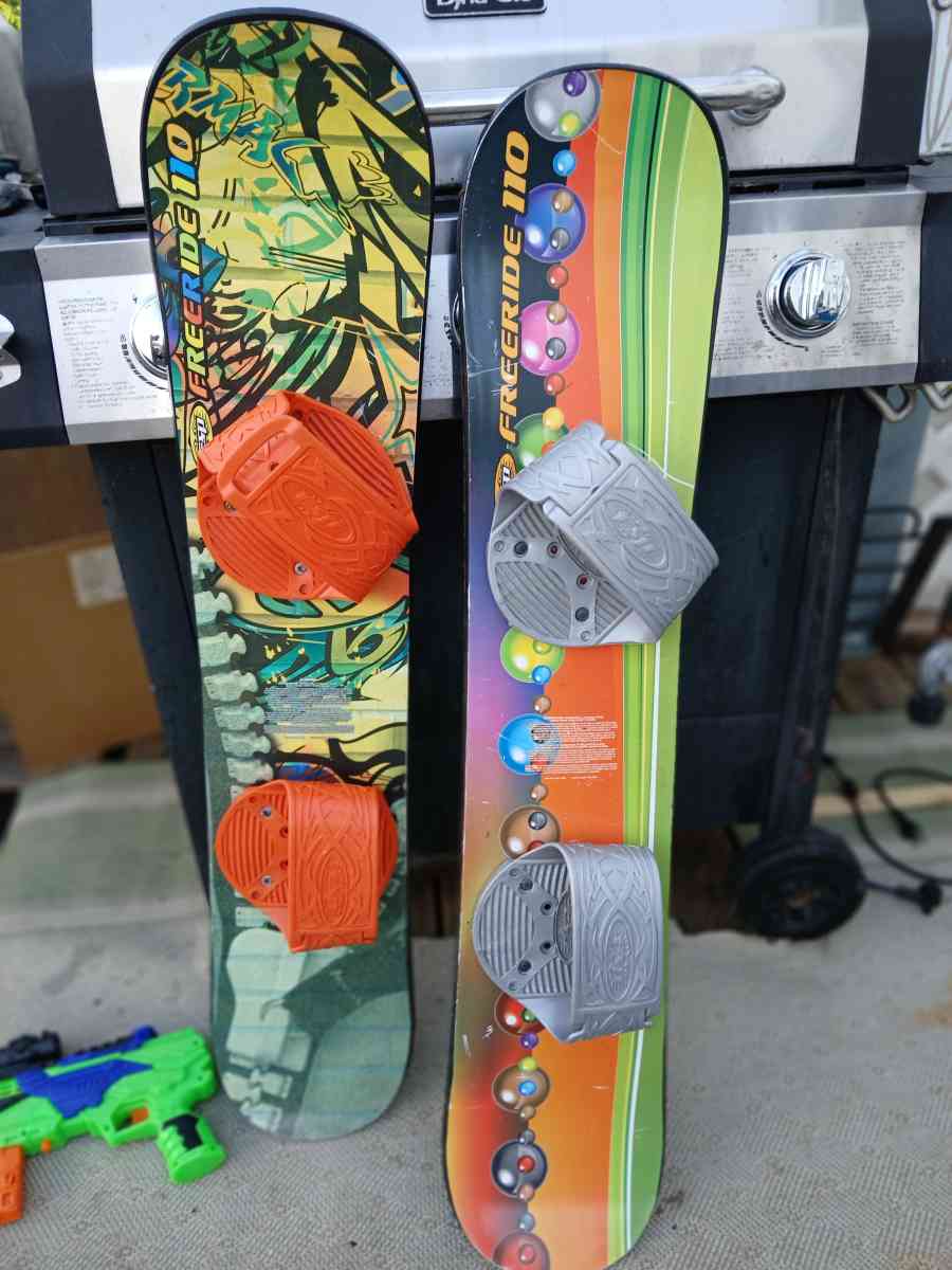 snowboards