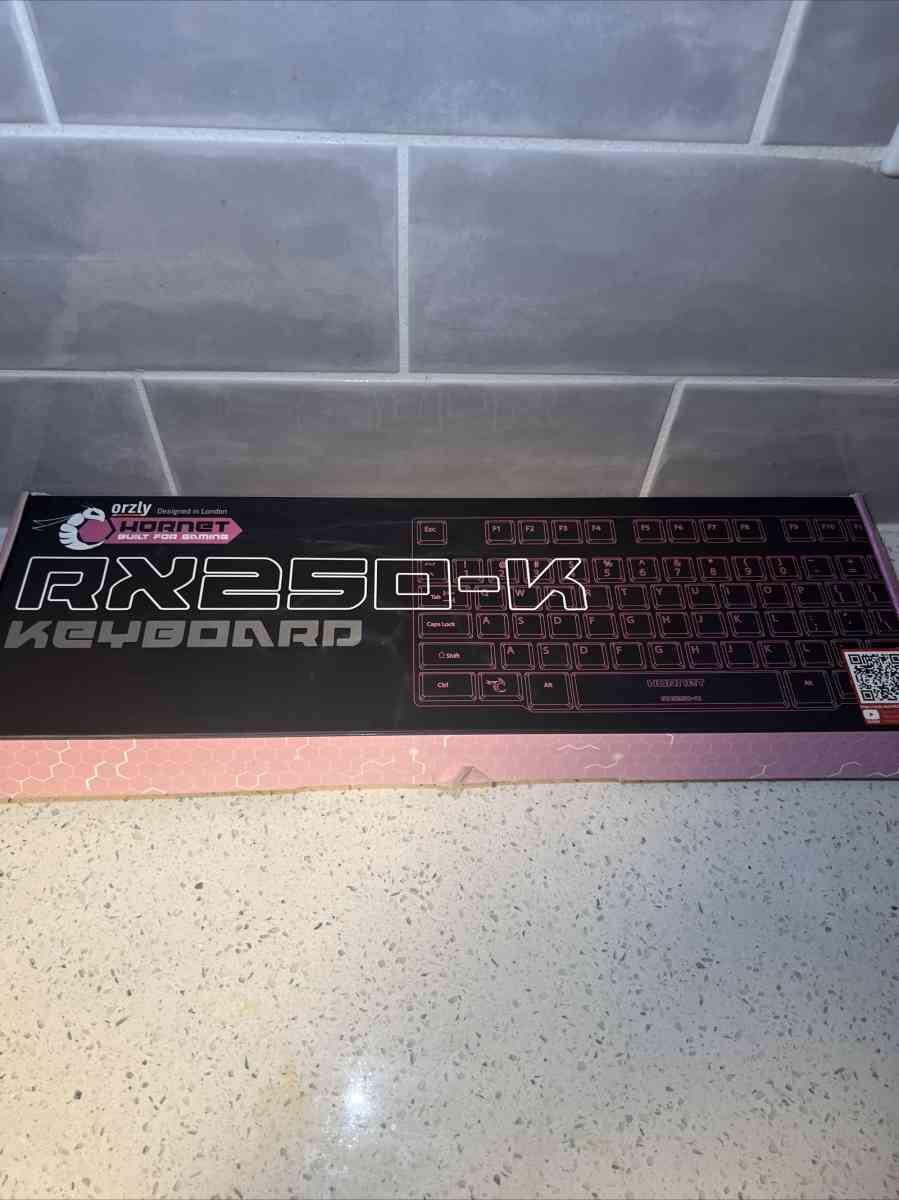 Orzly Hornet RX 250K Pink Gaming Keyboard USB Membrane NEW