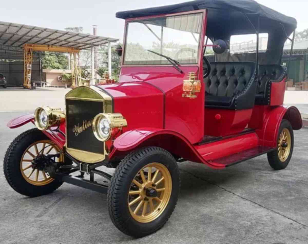 classic vintage golf cart