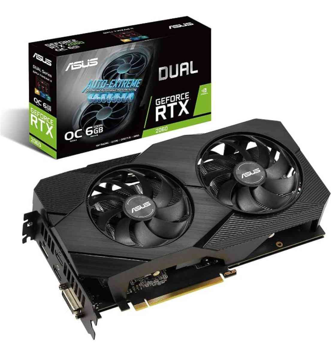 ASUS GeForce RTX 2060 6G GDDR6 DualFan EVO VR Graphics Card