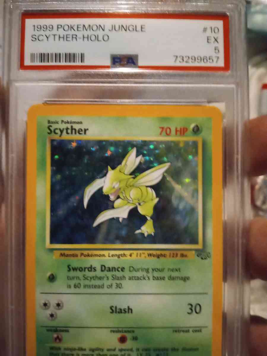 Vintage rare SCYTHERHOLO PSA SLAB