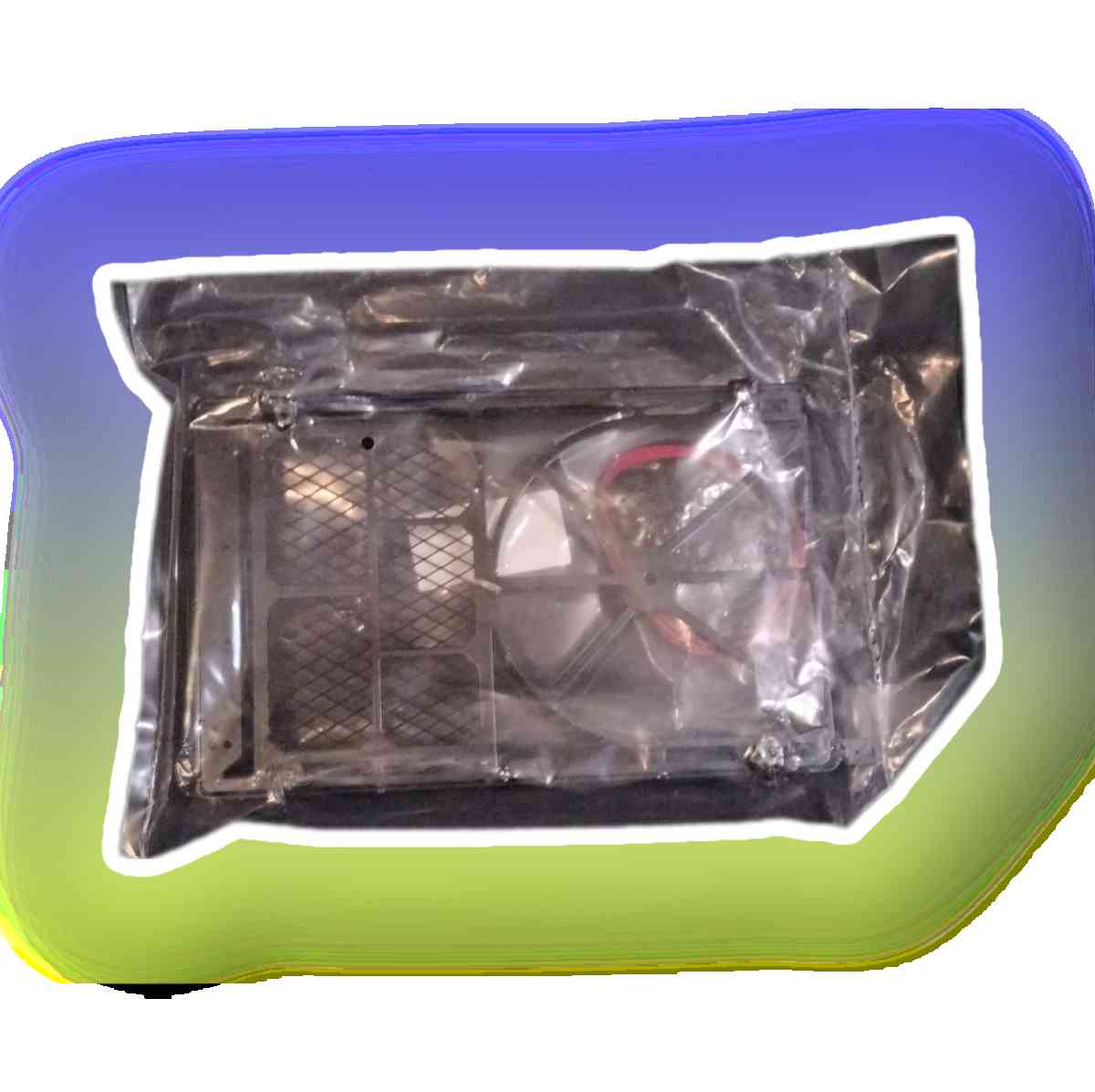 RC Rock Crawler Metal Roof Rack BLK W 4LED Lights Axial 110