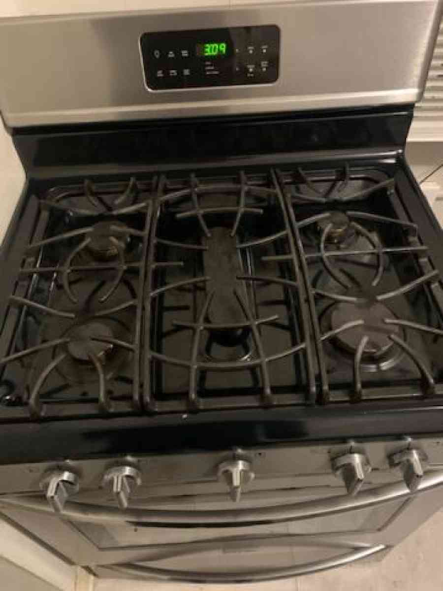 gas stove and refrigerator