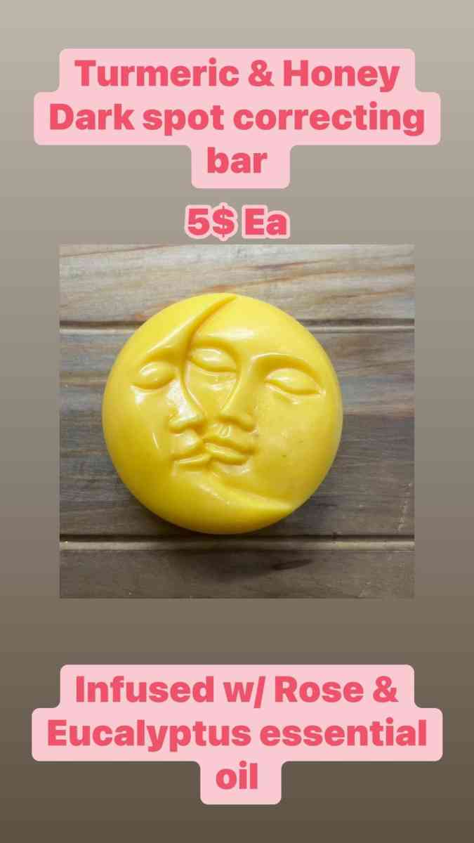 Handcrafted Honey and Turmeric soap bar