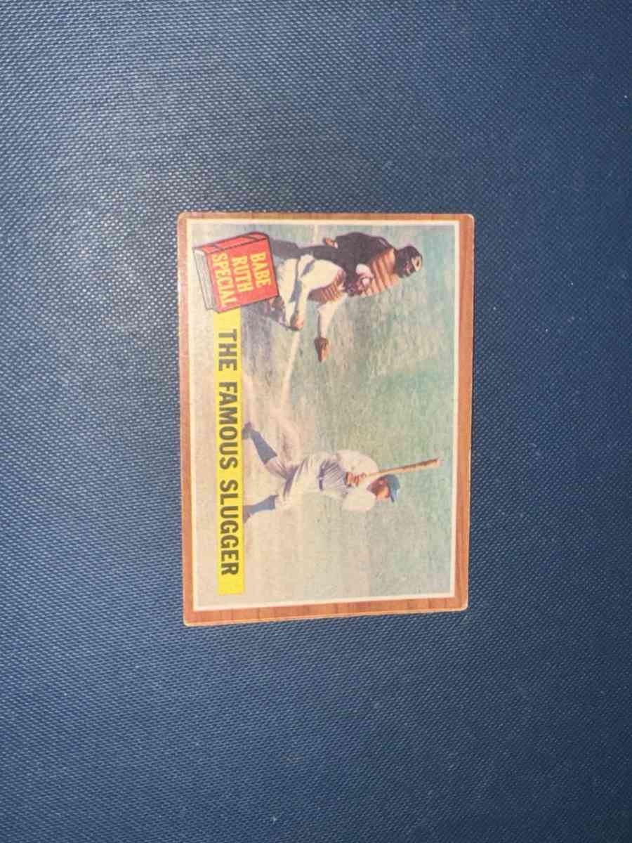 1962 The Famous Slugger Baseball Card Topps 138