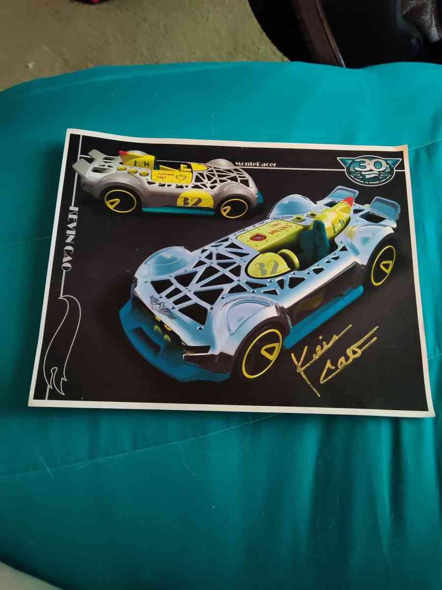 signed hot wheels pictures