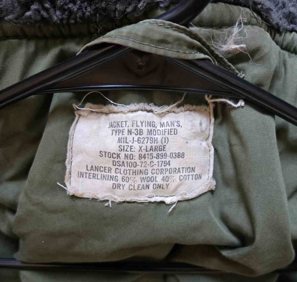 N3B extreme weather parka XL