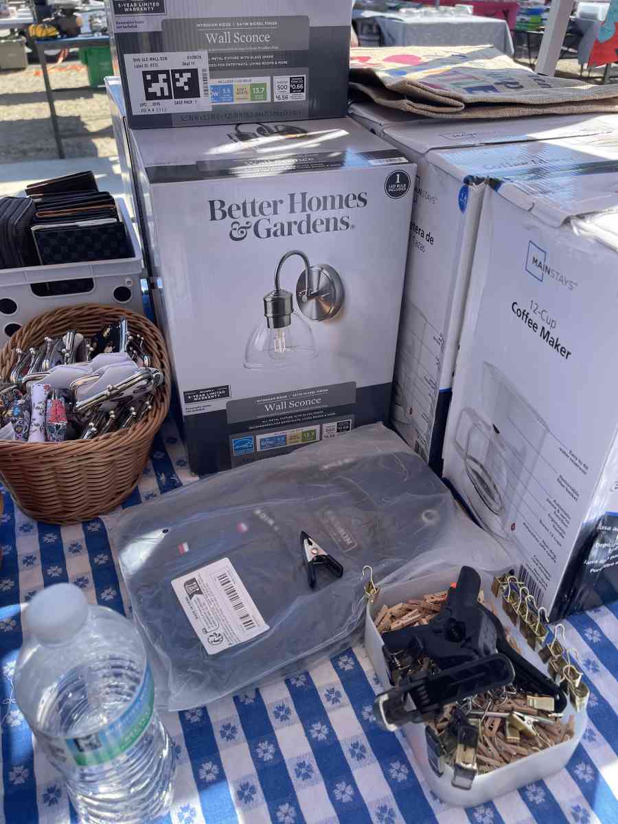 All brand new stuff from household goods to jewelry