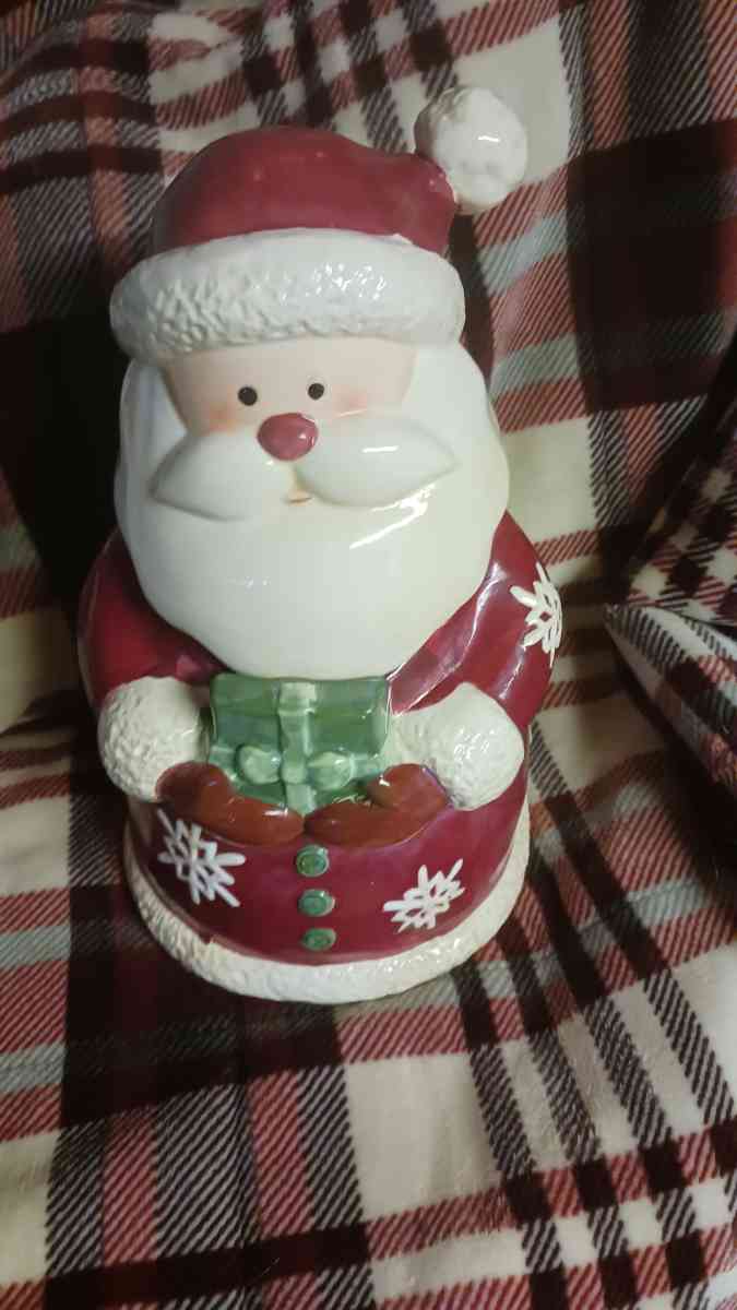 Santa cookie jar