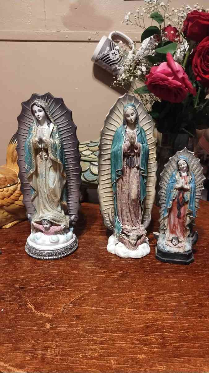 Virgin Mary Guadalupe statues