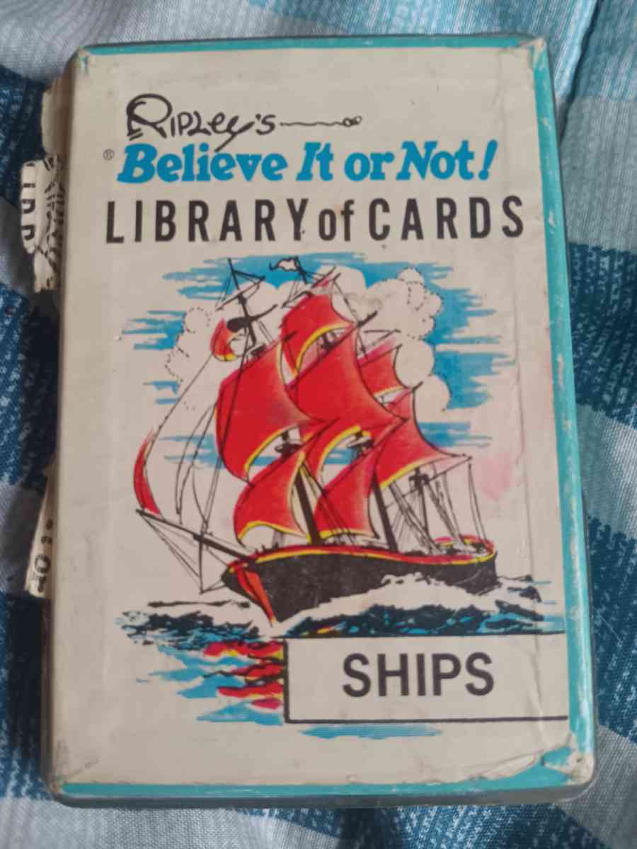 Ripleys believe it or not cards