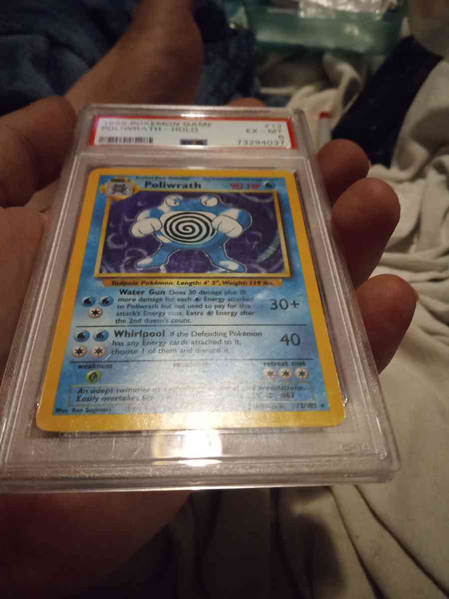 1999 POLIWRATHHOLO PSA SLAB