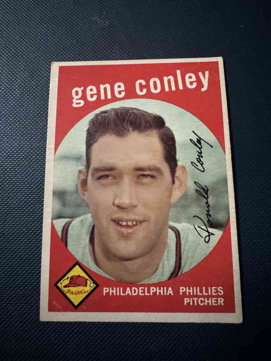 Gene Conley Baseball Card Topps 492