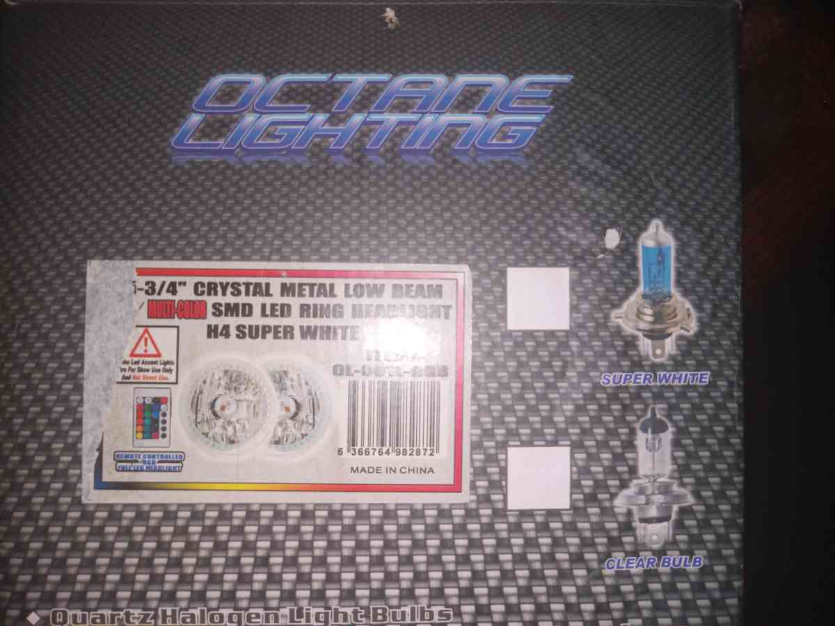 NEW CUSTOM HEADLIGHTS  RGB