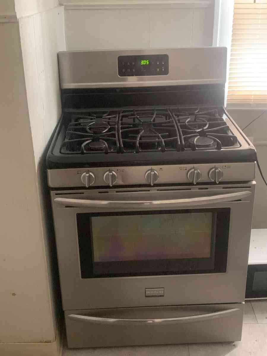 gas stove and refrigerator