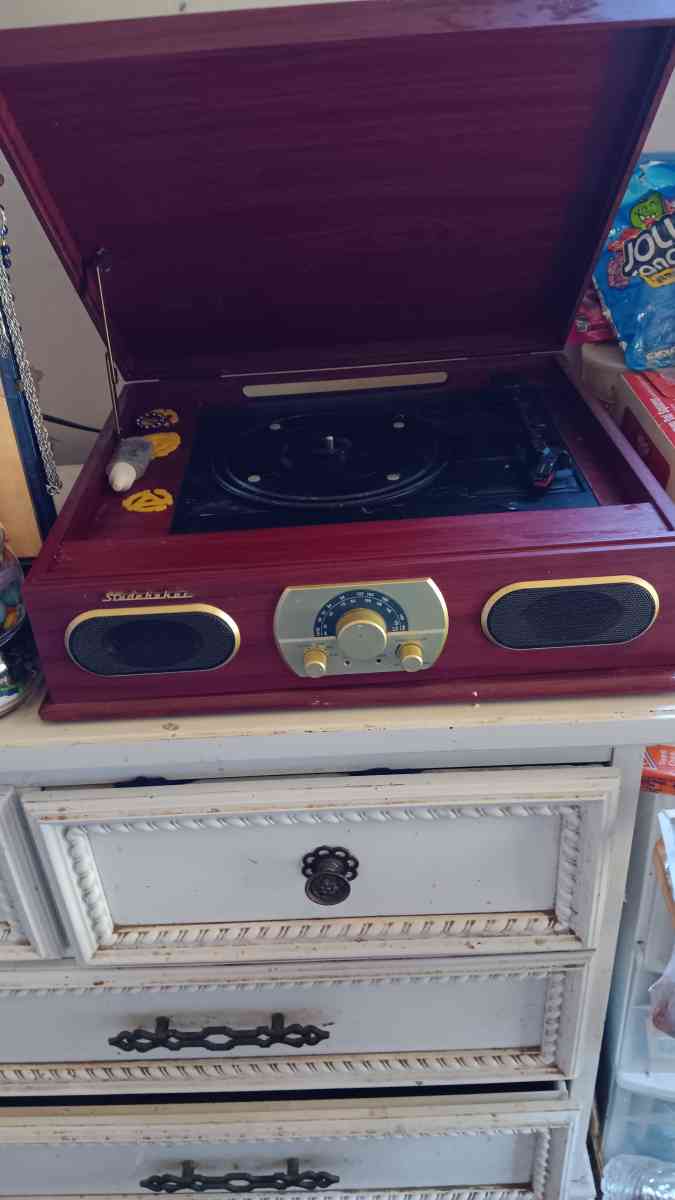 amfm radio cassette tape record player