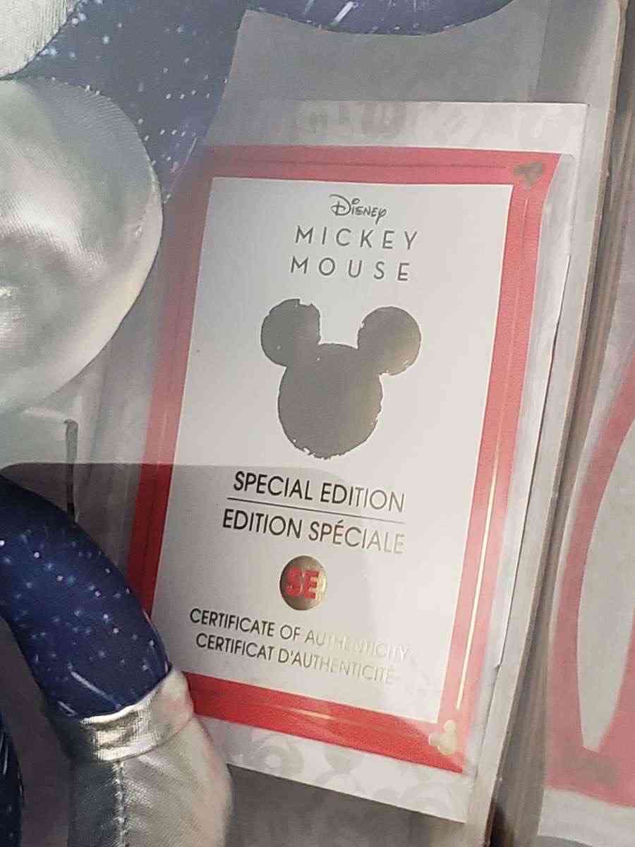 Special Edition Disney Mickey Mouse Collectable Plush