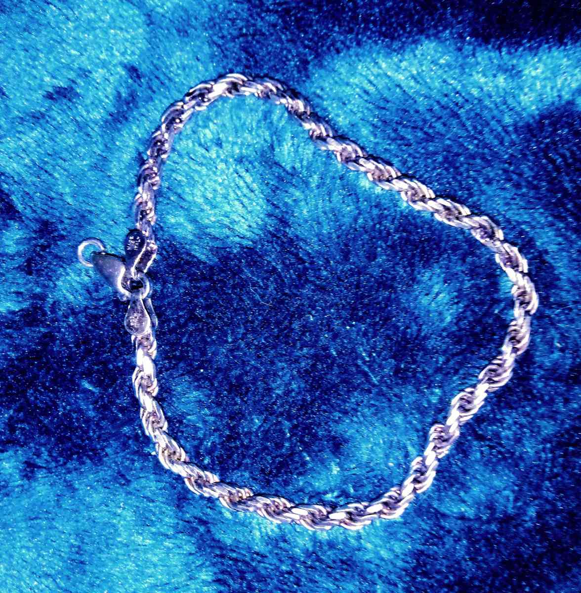 sterling silver bracelet 925made in Italy says in stamp on c