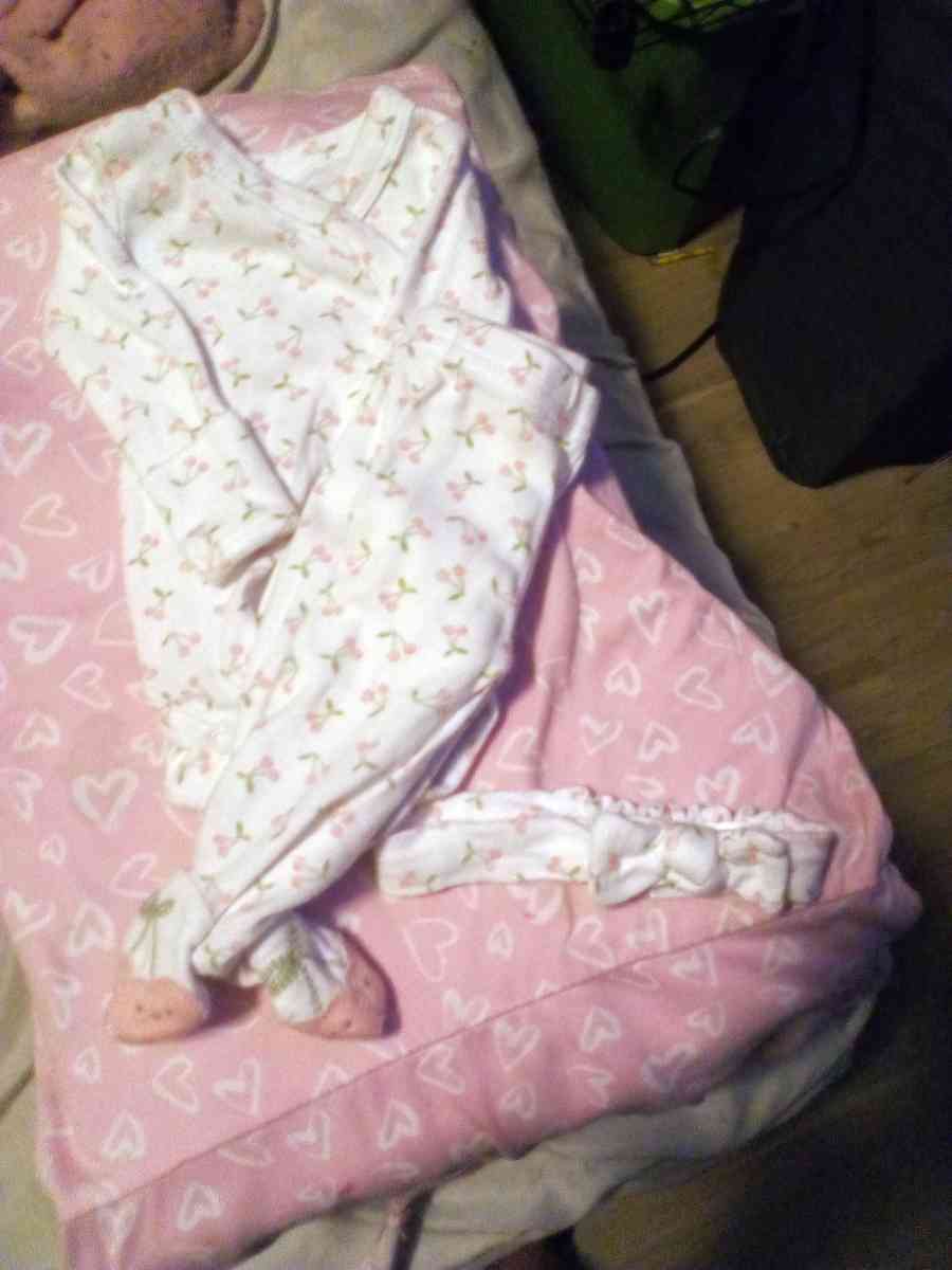 Preemie 2 piece set with matching headband