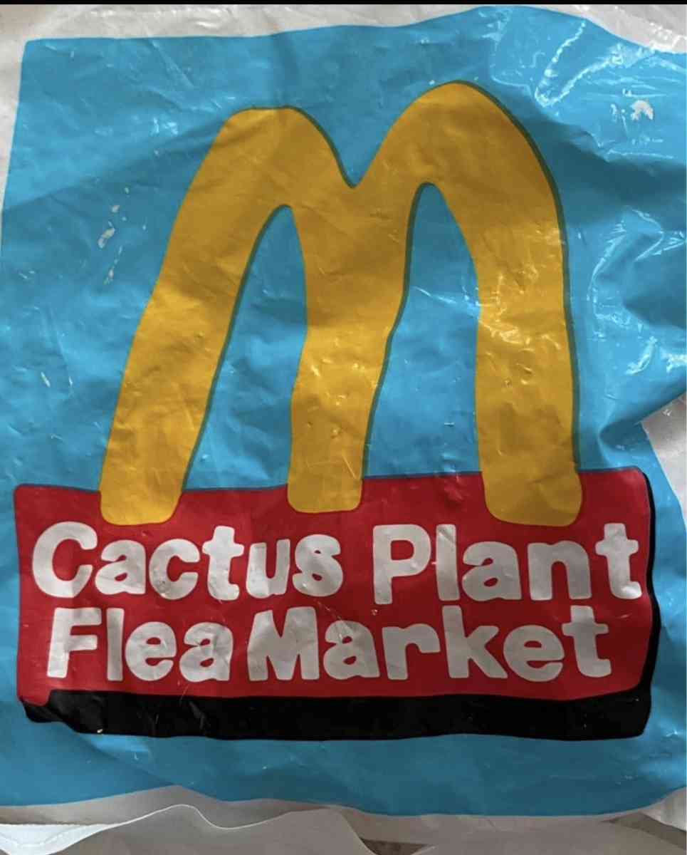 McDonalds Cactus plant flea market happy meal toys