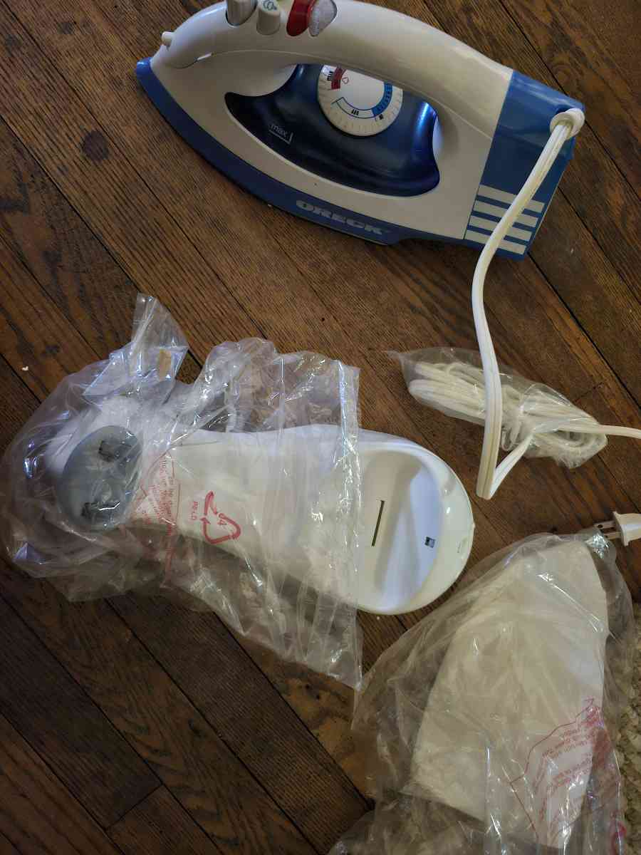 oreck steam iron cord cordless brand new