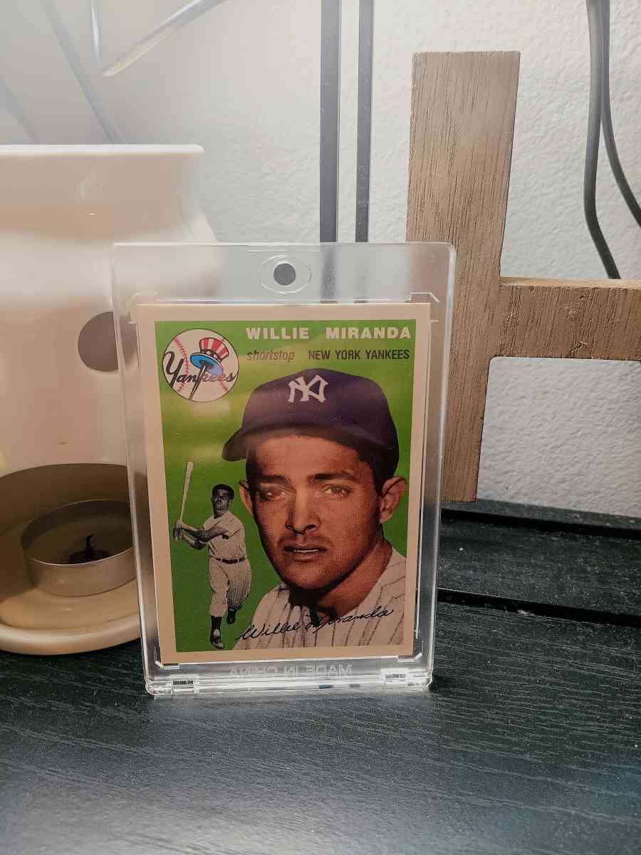 1954 Willie Miranda New York Yankees