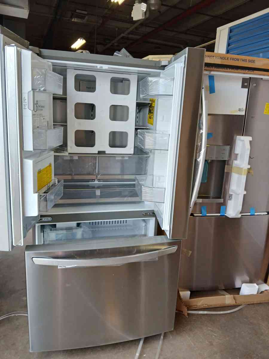 Brand New stainless steel French door refrigerator