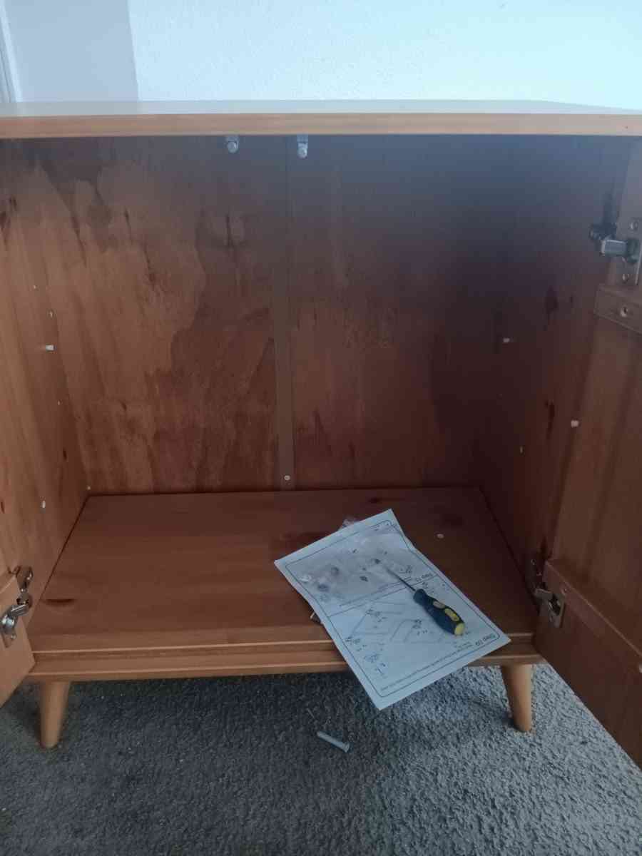 beautiful oak cabinet