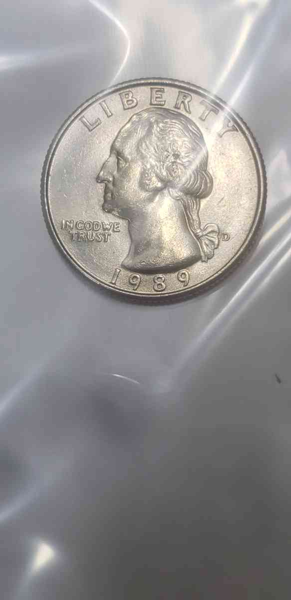 1989 quarter dollar