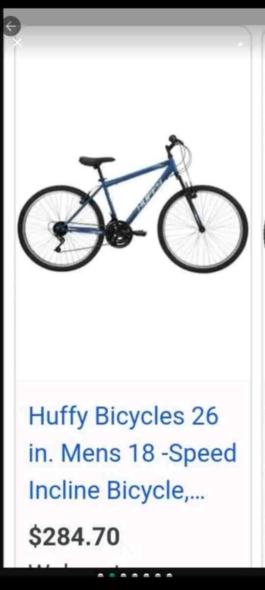 new mens 2024 18 speed mountain bike huffy XL