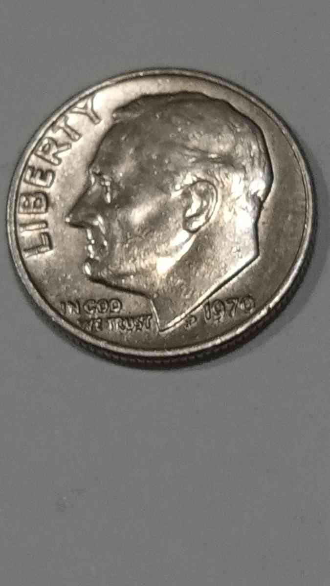 this 1970 Dime no mint Mark ultra Rare