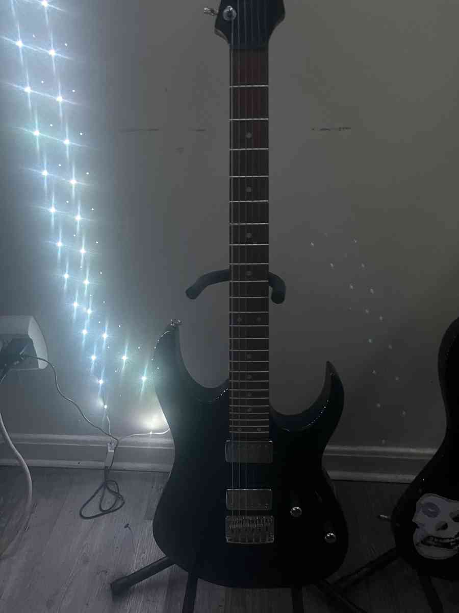 Ibanez guitar and noise gate pedal