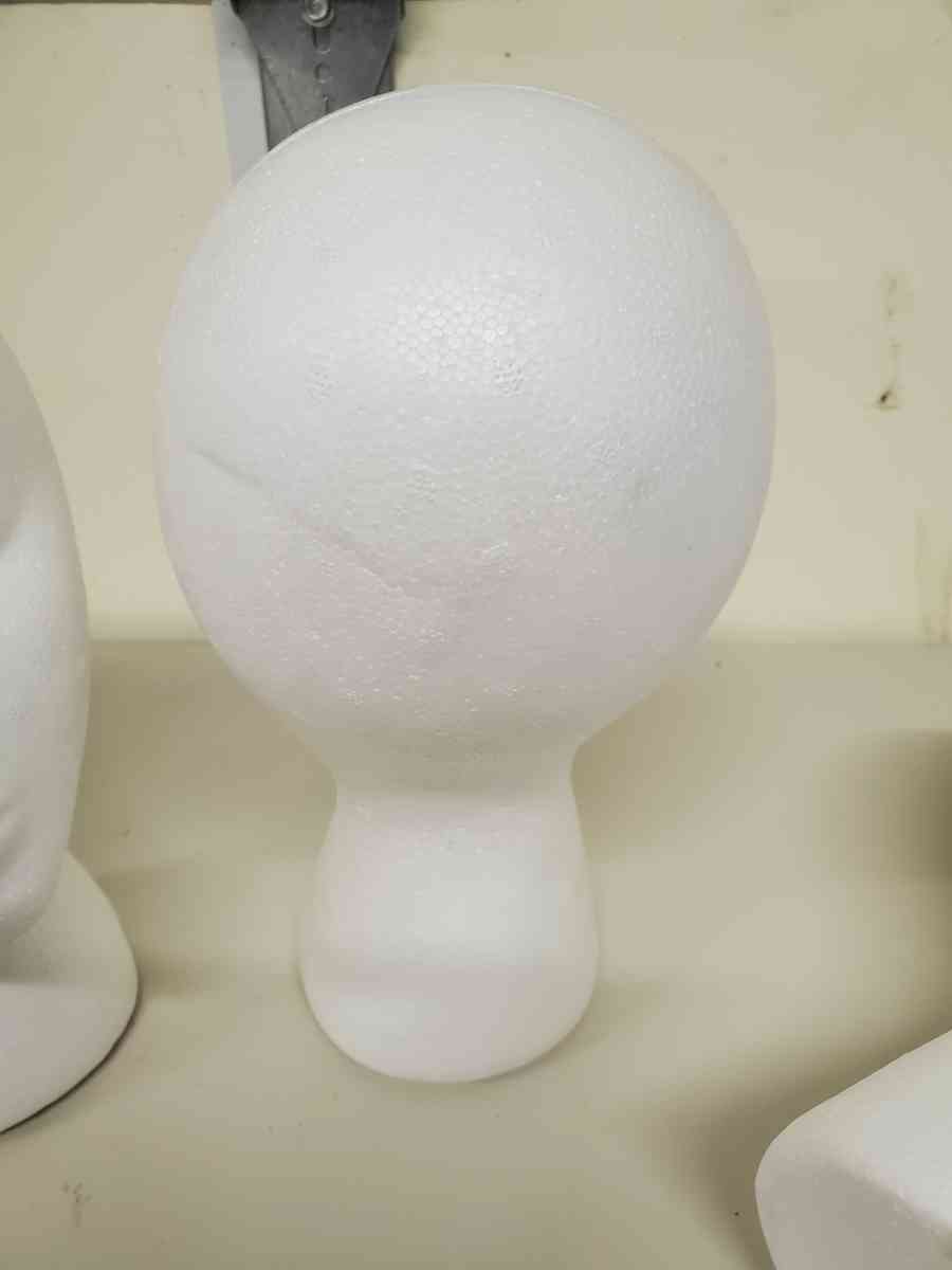 Mannequin Heads  3 Pack  Styrofoam Boutique RRR Apparel
