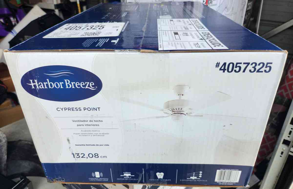 Harbor Breeze Cypress Point Ceiling Fan BRAND NEW