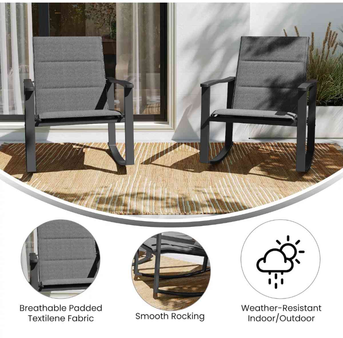 IndoorOutdoor rocking chairs