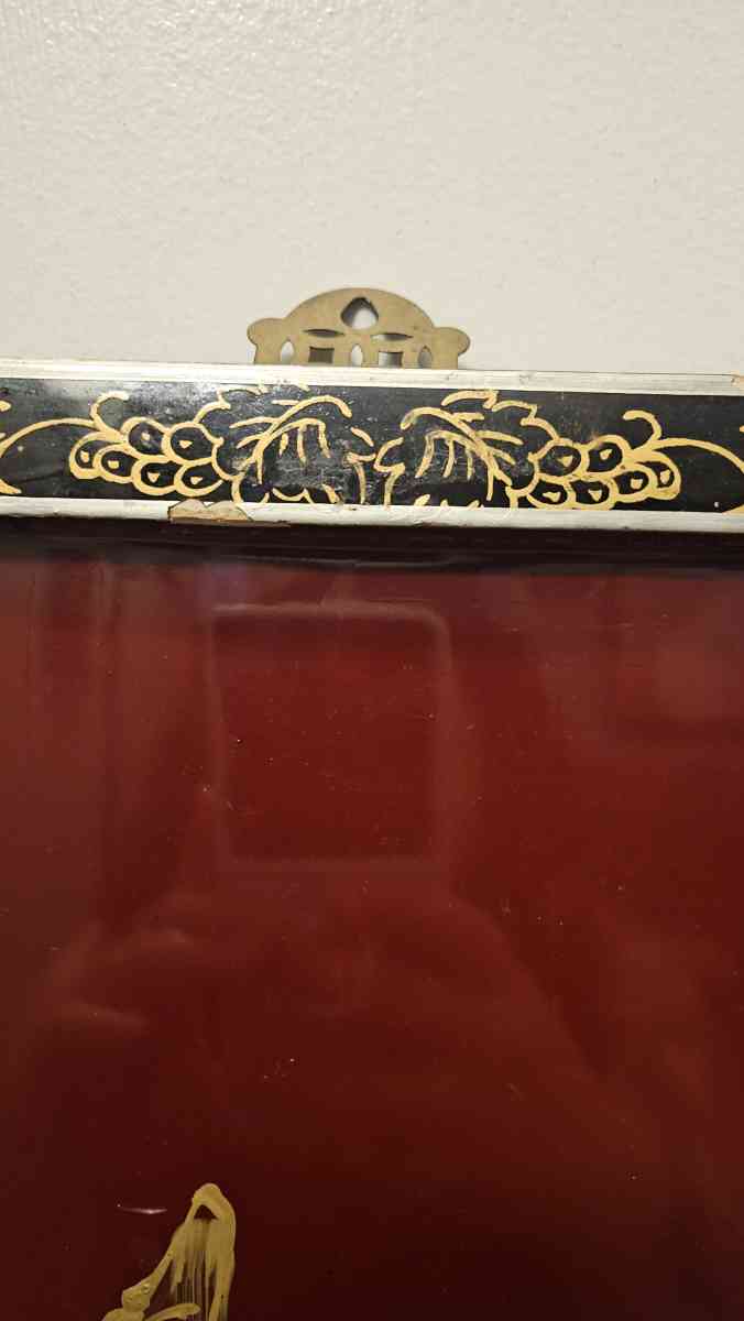 VINTAGE CHINESE MOTHER OF PEARL 3D ALBALONE SHELL ART