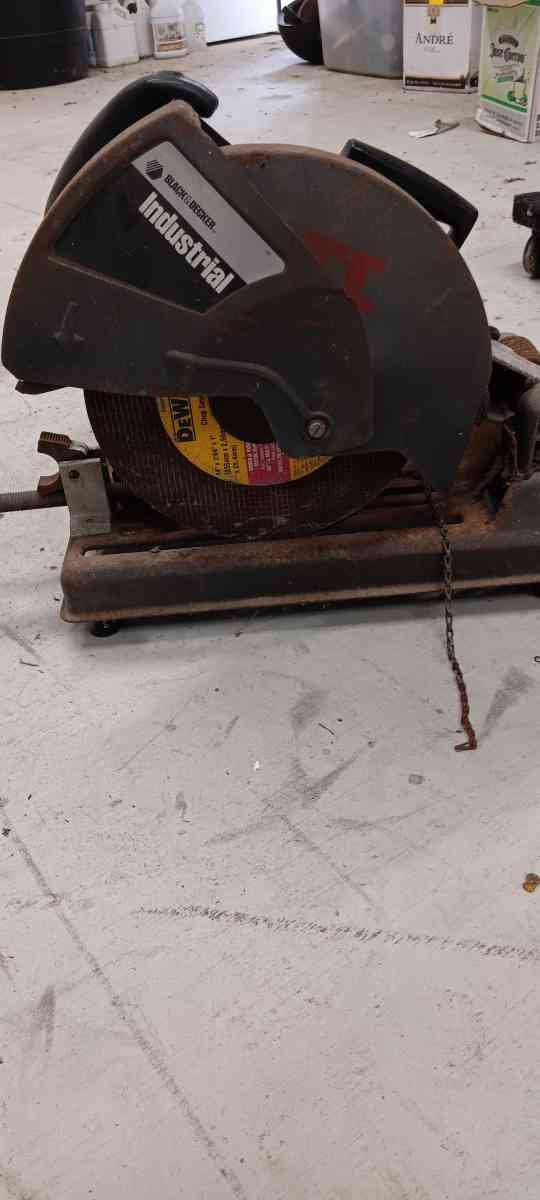 Black and decker industrial chop saw
