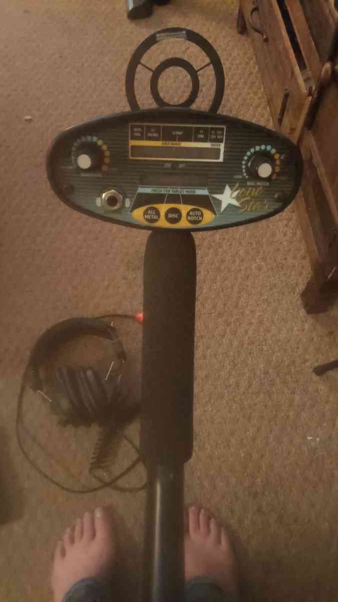 loan star metal detector and accessories