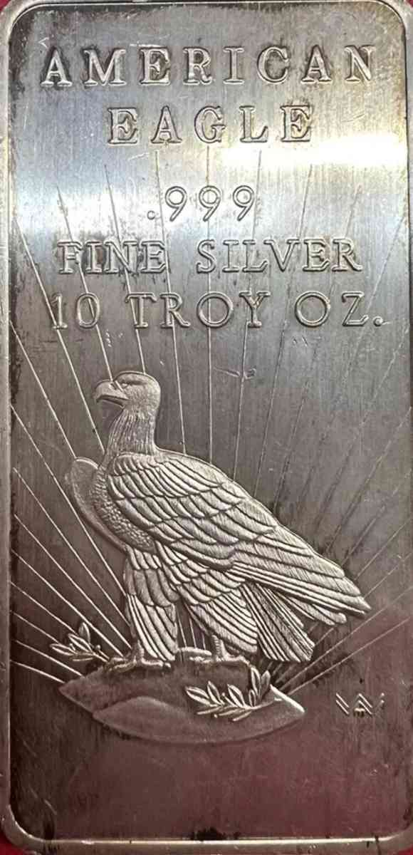 world wide mint American eagle vintage 10oz bars