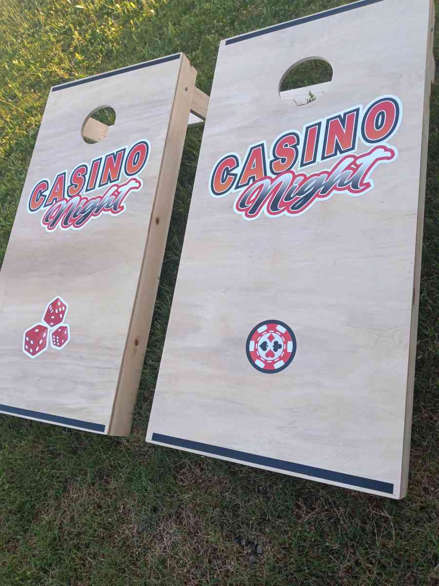 corn hole boards yard game